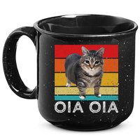 Oia Cat Meme I Wake Up Engage In Tomfoolery Oiia Cat Spinnin 15oz Campfire Ceramic Mug