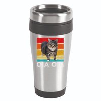 Oia Cat Meme I Wake Up Engage In Tomfoolery Oiia Cat Spinnin 16oz Travel Tumbler