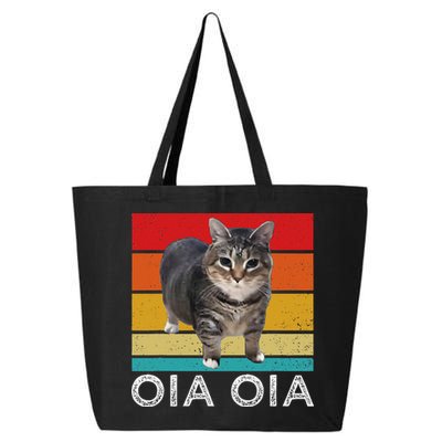 Oia Cat Meme I Wake Up Engage In Tomfoolery Oiia Cat Spinnin 25L Jumbo Tote
