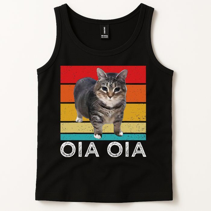 Oia Cat Meme I Wake Up Engage In Tomfoolery Oiia Cat Spinnin Tank Top