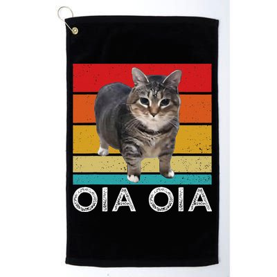 Oia Cat Meme I Wake Up Engage In Tomfoolery Oiia Cat Spinnin Golf Towel