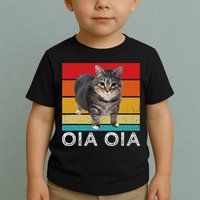 Oia Cat Meme I Wake Up Engage In Tomfoolery Oiia Cat Spinnin Toddler T-Shirt