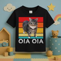 Oia Cat Meme I Wake Up Engage In Tomfoolery Oiia Cat Spinnin Toddler T-Shirt