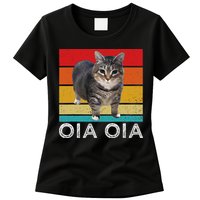 Oia Cat Meme I Wake Up Engage In Tomfoolery Oiia Cat Spinnin Womens T-Shirt