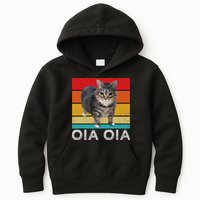 Oia Cat Meme I Wake Up Engage In Tomfoolery Oiia Cat Spinnin Kids Hoodie