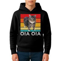 Oia Cat Meme I Wake Up Engage In Tomfoolery Oiia Cat Spinnin Kids Hoodie