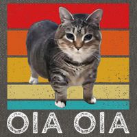 Oia Cat Meme I Wake Up Engage In Tomfoolery Oiia Cat Spinnin Cotton Canvas Backpack