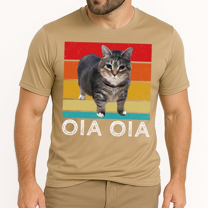Oia Cat Meme I Wake Up Engage In Tomfoolery Oiia Cat Spinnin Performance Shirt