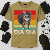 Oia Cat Meme I Wake Up Engage In Tomfoolery Oiia Cat Spinnin Performance Shirt