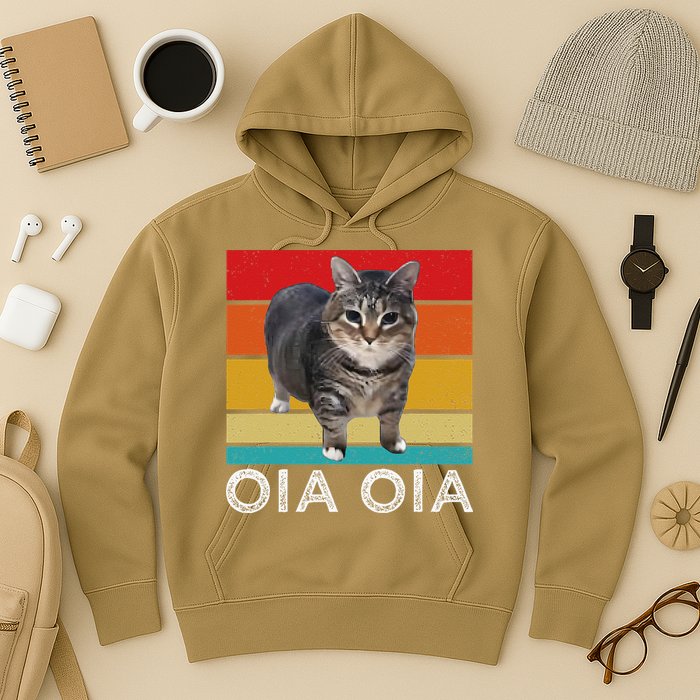 Oia Cat Meme I Wake Up Engage In Tomfoolery Oiia Cat Spinnin Hoodie