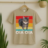 Oia Cat Meme I Wake Up Engage In Tomfoolery Oiia Cat Spinnin T-Shirt