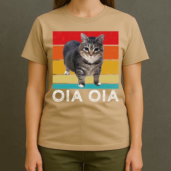 Oia Cat Meme I Wake Up Engage In Tomfoolery Oiia Cat Spinnin T-Shirt