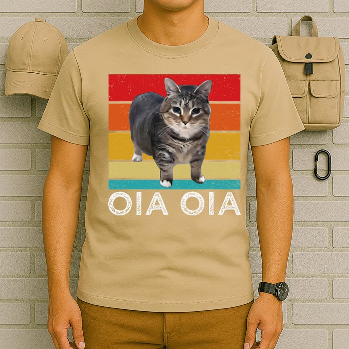 Oia Cat Meme I Wake Up Engage In Tomfoolery Oiia Cat Spinnin T-Shirt