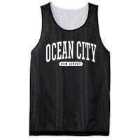 Ocean City New Jersey College Style Ocean City New Jersey Souvenir Mesh Reversible Basketball Jersey Tank