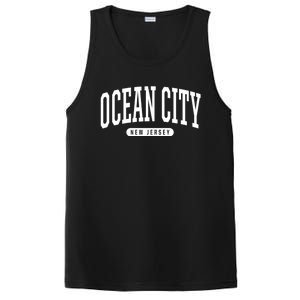 Ocean City New Jersey College Style Ocean City New Jersey Souvenir PosiCharge Competitor Tank