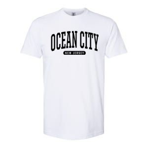 Ocean City New Jersey College Style Ocean City New Jersey Souvenir Softstyle CVC T-Shirt