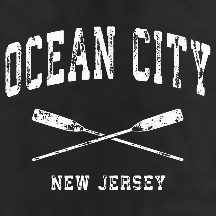 Ocean City New Jersey Vintage Nautical Crossed Oars Beanie