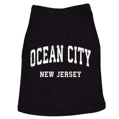 Ocean City New Jersey Nj Vintage Athletic Sports Design Doggie Tank