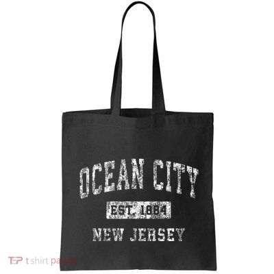 Ocean City New Jersey Nj Vintage Established Sports Bag