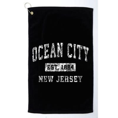 Ocean City New Jersey Nj Vintage Established Sports Golf Towel