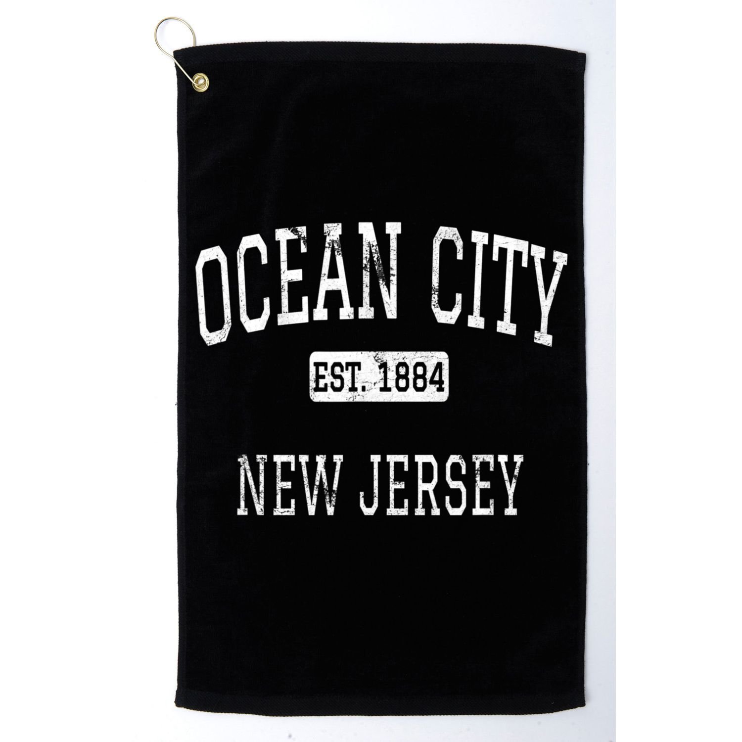 Ocean City New Jersey NJ Vintage Golf Towel