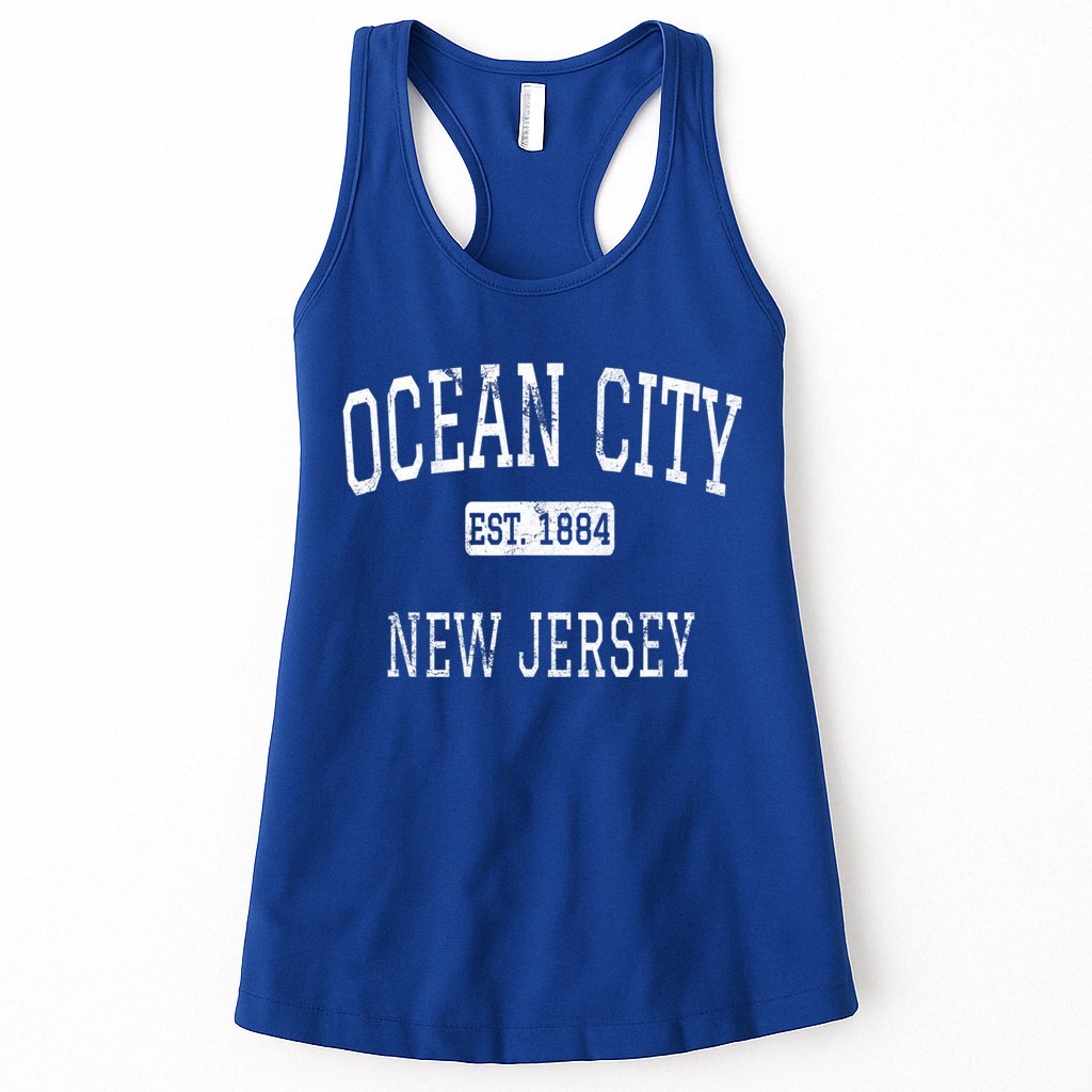 Ocean City New Jersey NJ Vintage Womens Tank Top