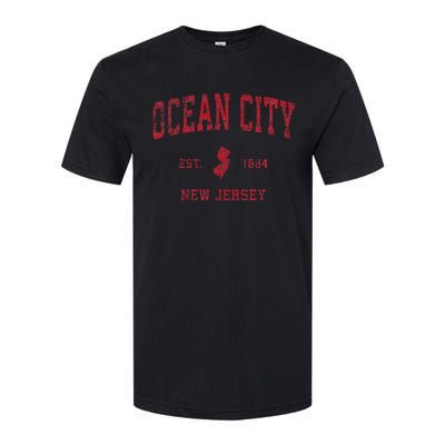 Ocean City New Jersey Nj Vintage Sports Design Softstyle® CVC T-Shirt