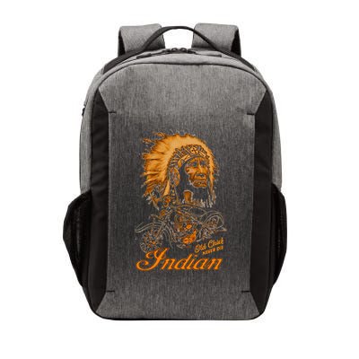 old chief never die indian native pride motorcycle Vector Backpack