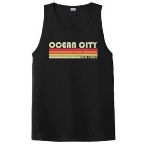 Ocean City Nj New Jersey Funny City Home Roots Gift Retro Great Gift PosiCharge Competitor Tank