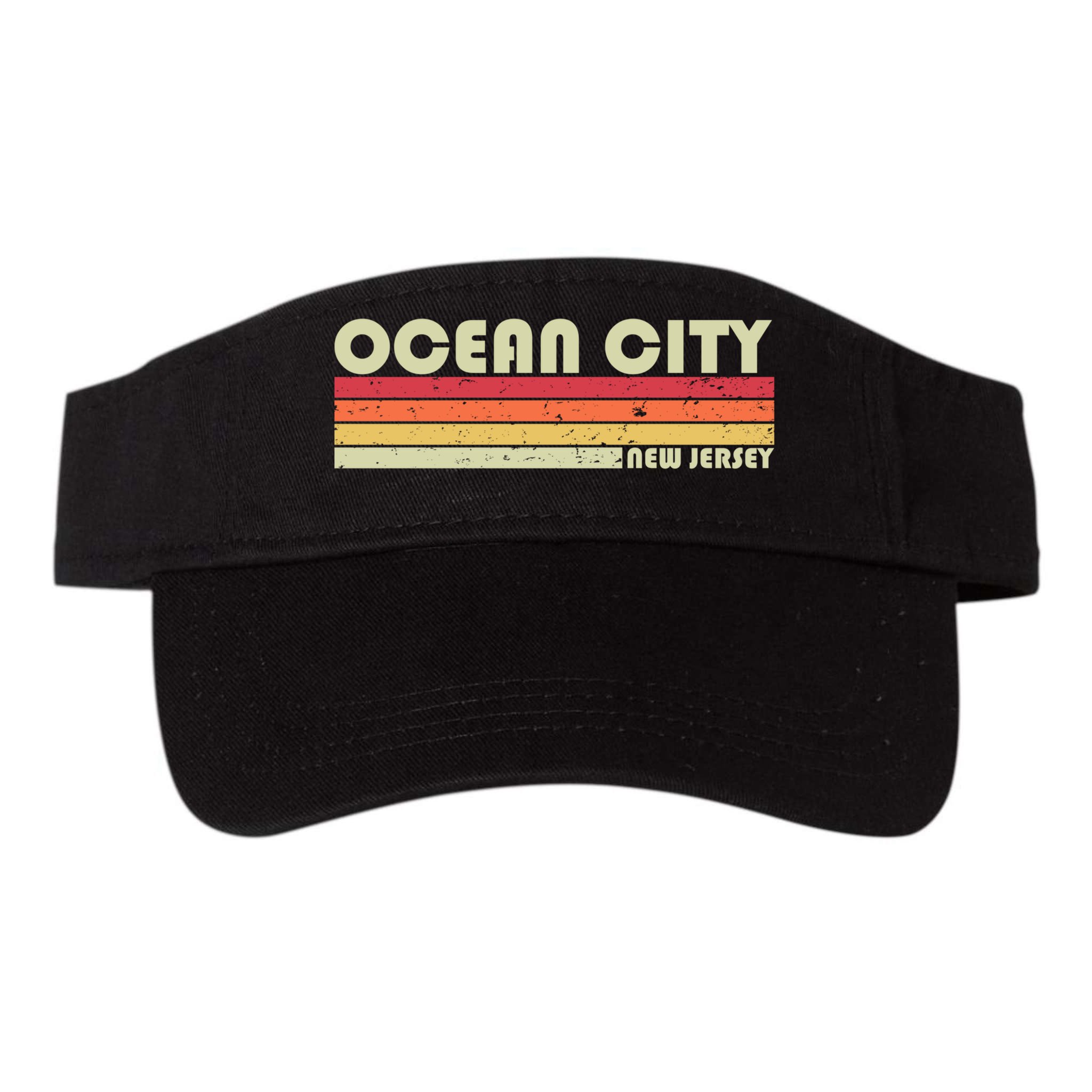 Ocean City Nj New Jersey Funny City Home Roots Gift Retro Great Gift Visor
