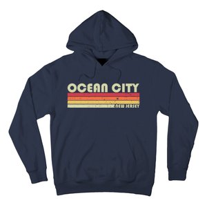 Ocean City Nj New Jersey Funny City Home Roots Gift Retro Great Gift Hoodie