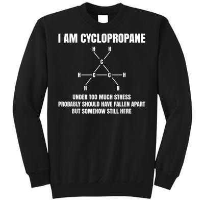 Organic Chemistry Nerd Cyclopropane Stress Joke Sweatshirt