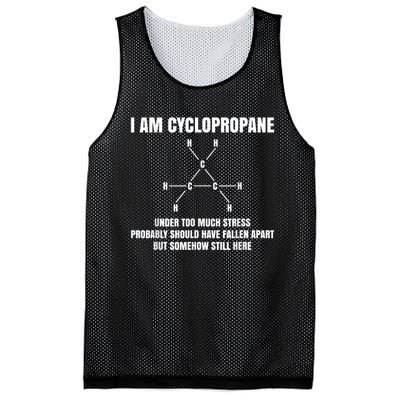 Organic Chemistry Nerd Cyclopropane Stress Joke Mesh Reversible Basketball Jersey Tank