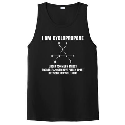 Organic Chemistry Nerd Cyclopropane Stress Joke PosiCharge Competitor Tank