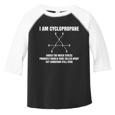 Organic Chemistry Nerd Cyclopropane Stress Joke Toddler Fine Jersey T-Shirt