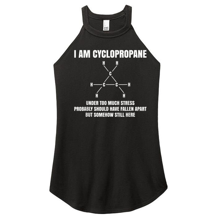 Organic Chemistry Nerd Cyclopropane Stress Joke Women's Perfect Tri Rocker Tank