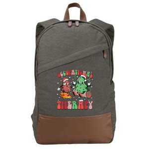 Ot Christmas Occupational Therapy Therapist Ot Ota Xmas Cotton Canvas Backpack