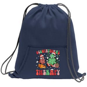 Ot Christmas Occupational Therapy Therapist Ot Ota Xmas Sweatshirt Cinch Pack Bag