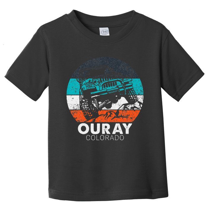 Ouray Colorado4x4 Offroad Trail Vehicle Outdoor Adventure Toddler T-Shirt