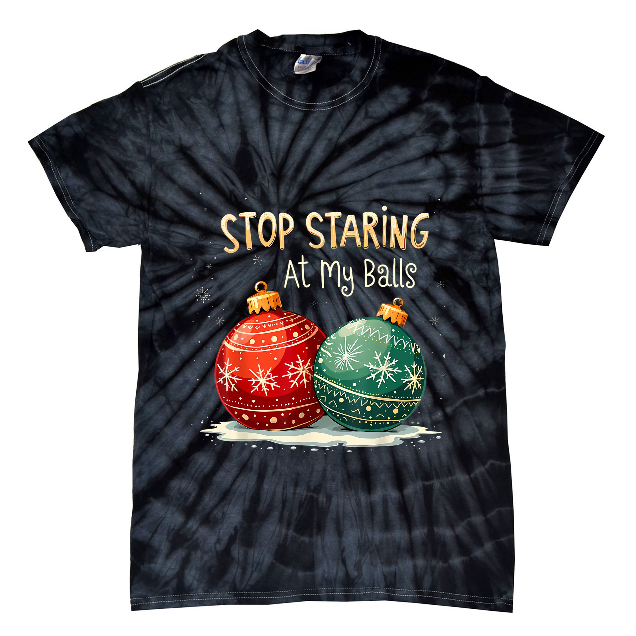 Ornament Christmas Tie-Dye T-Shirt