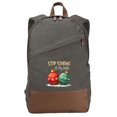 Ornament Christmas Cotton Canvas Backpack