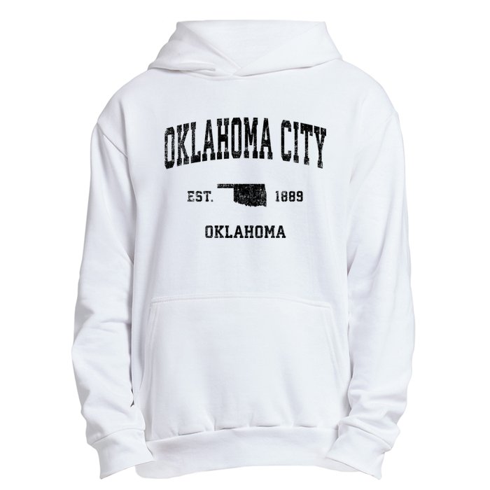 Oklahoma City Oklahoma Ok Vintage Established Sports Design Urban Pullover Hoodie