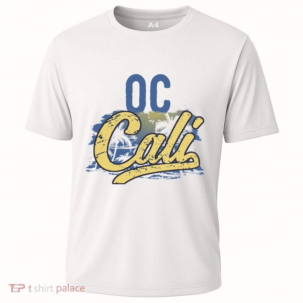 Oc Cali Orange County California Beach Sun Surf Cooling Performance Crew T-Shirt
