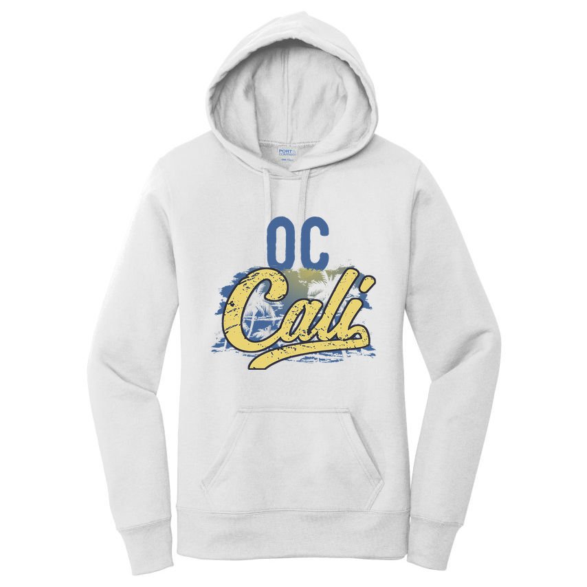 Oc Cali Orange County California Beach Sun Surf Women's Pullover Hoodie