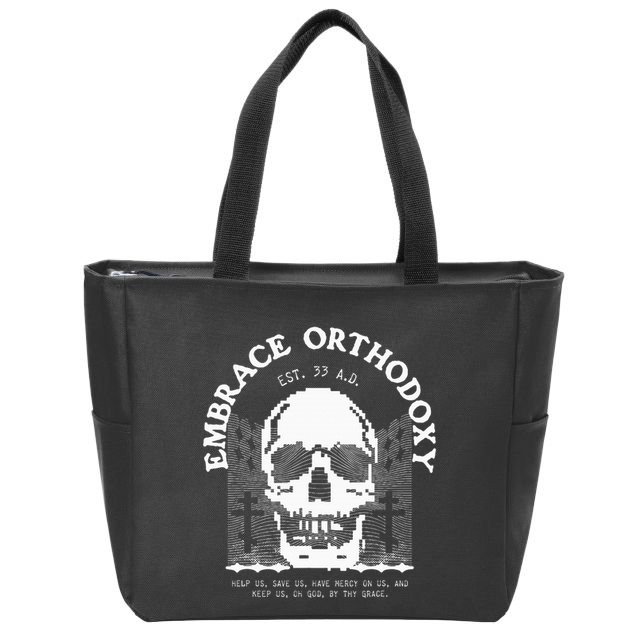 Orthodox Christian Zip Tote Bag