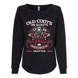 Old Coots On Scoots Biker Motorcycles Retirement Funny Womens California Wash Sweatshirt