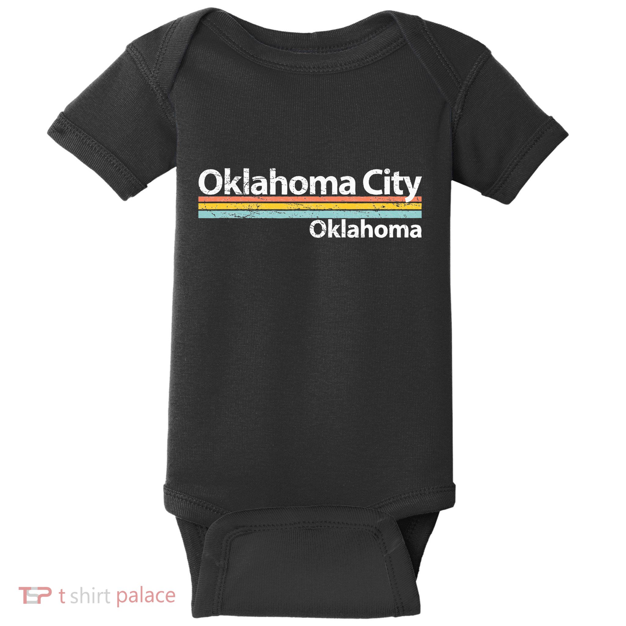 Oklahoma City Oklahoma Worn Baby Bodysuit