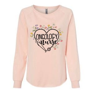 Oncology Crew Oncology Nurse Gift Womens California Wash Sweatshirt