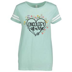 Oncology Crew Oncology Nurse Gift Enza Ladies Jersey Football T-Shirt