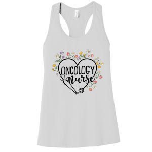 Oncology Crew Oncology Nurse Gift Women's Racerback Tank